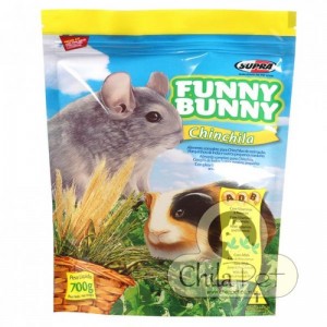 Ração Funny Bunny Chinchila 700g.