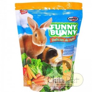 Ração Funny Bunny Delícias da Horta 500g.